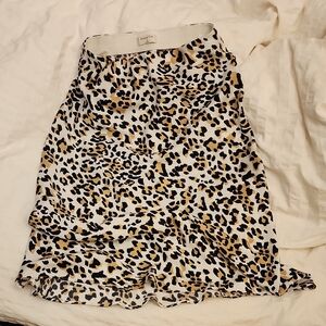 Aritzia Leopard Mini Skirt
